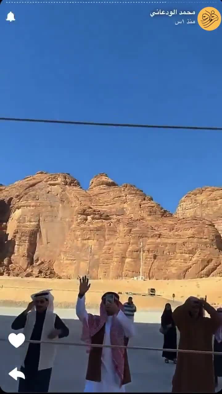 بزرگترین ساختمان آینه‌ای جهان در العلا عربستان/ ویدئو