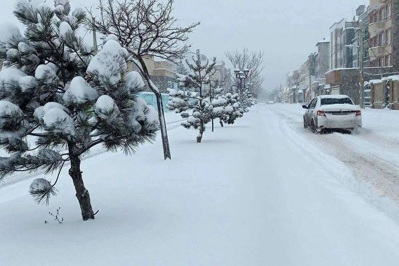 تصویر ناسا از پوشش برف در ایران/ عکس