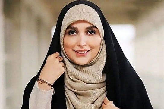 عکس یادگاری مژده لواسانی با فرید سریال آوای باران