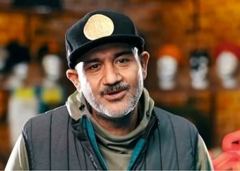 مهران غفوریان در کنار خواننده معروف موسیقی رپ/ عکس