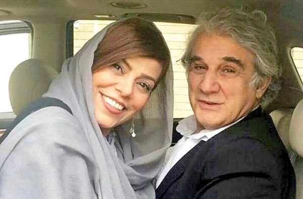 عاشقانه تازه مهدی هاشمی با همسرش در جشنواره فجر/ عکس