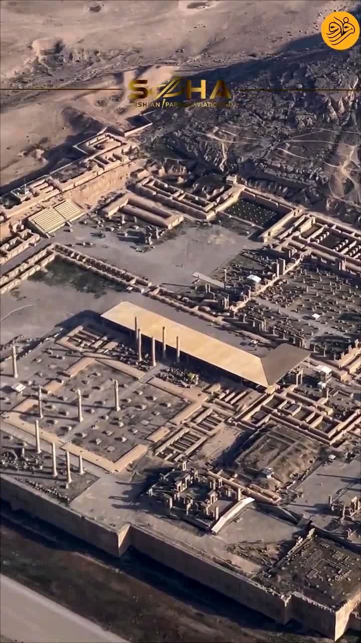 جدیدترین تصاویر هوایی از تخت جمشید/ ویدئو