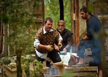 تیپ ویژه «جاوید و سهراب» سریال سوجان در یک مراسم سینمایی/ عکس