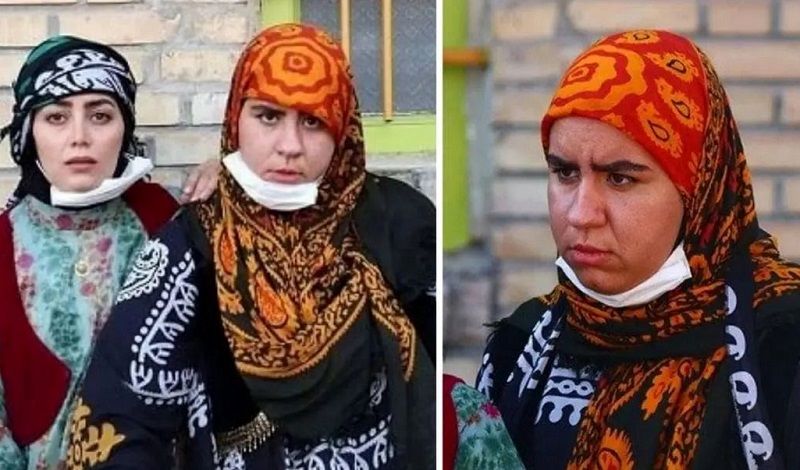 «روناک» سریال نون خ در اتاق گریم/ عکس