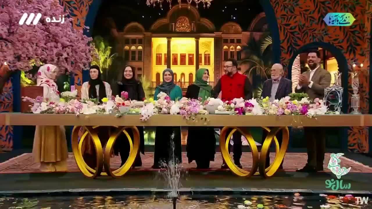 حرکت عاشقانه سپند امیرسلیمانی روی آنتن زنده/ ویدئو