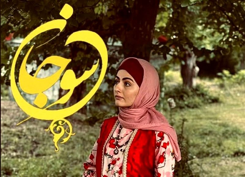 «انیس و خسروخان» در پشت صحنه سریال سوجان/ عکس
